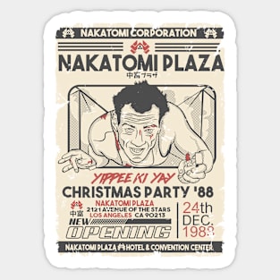 Yippee ki yay Christmas Sticker